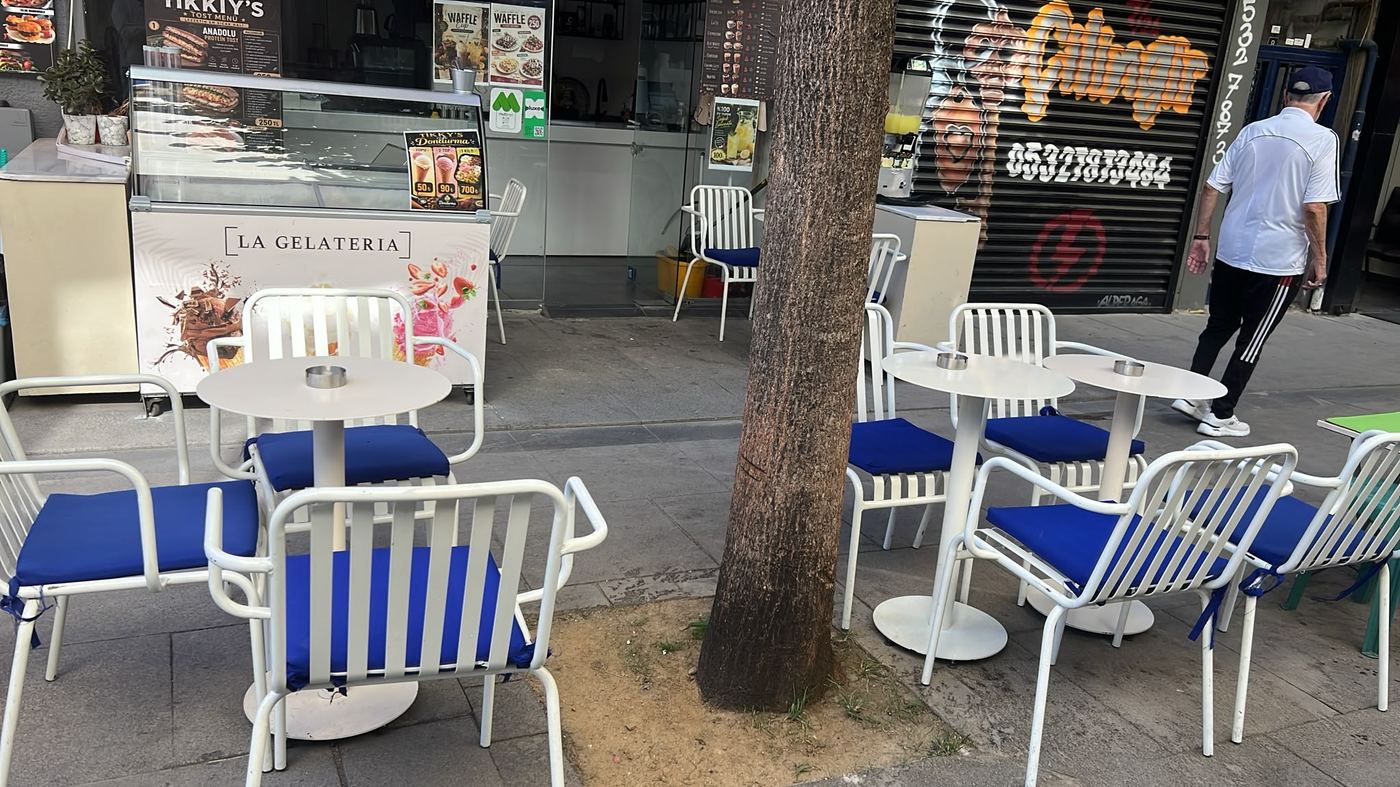 Tikky's Coffee dış oturma alanı, Küçükyalı